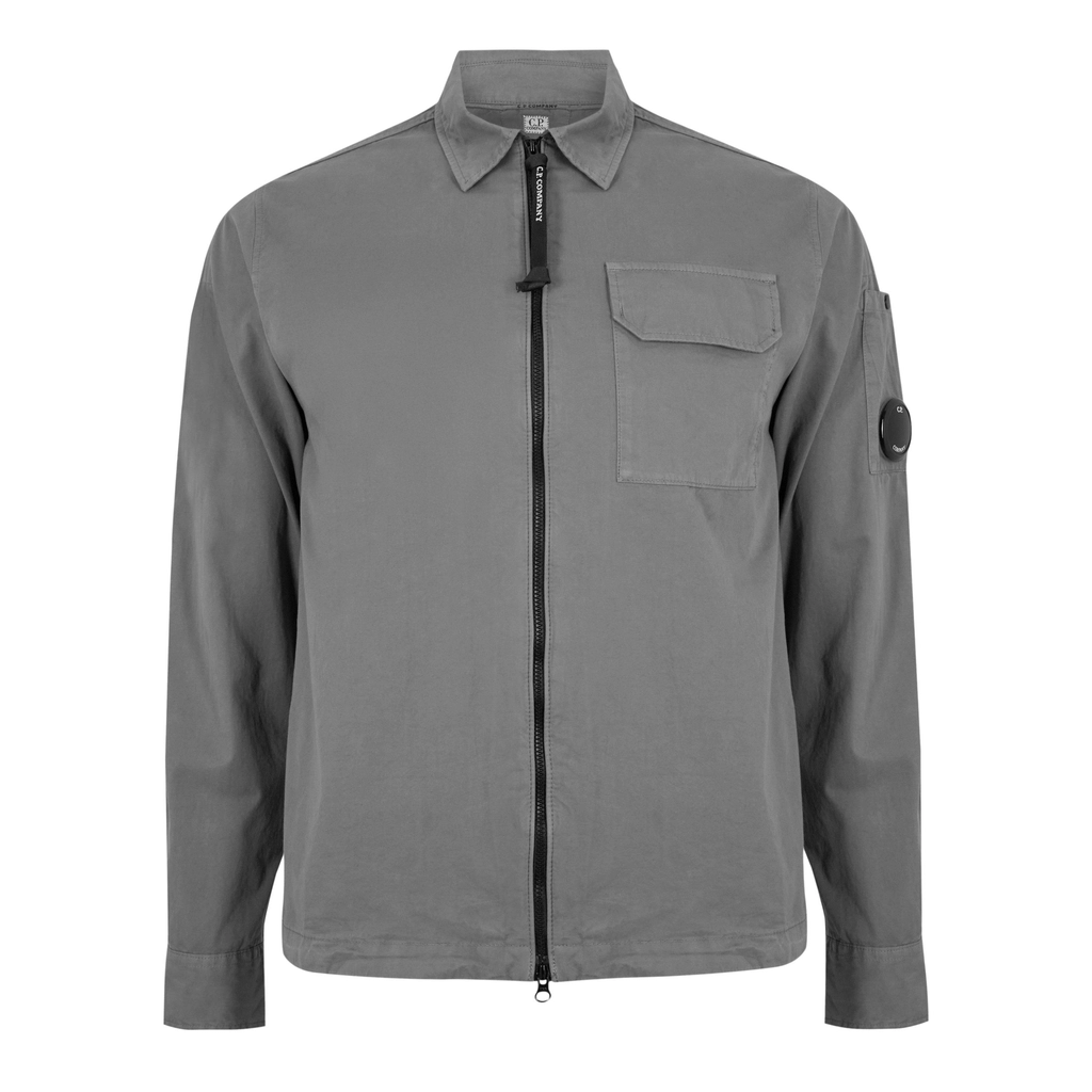 CP Company Zipped Overshirt - Grey 935